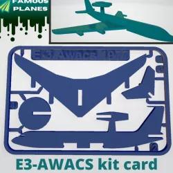 FAMOUS PLANES - E3 Awacs kit card