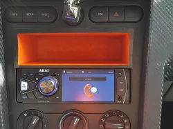 Ford Mustang Car radio 2din to 1din adapter + case
