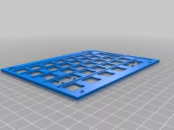 Half (Gaming) Keyboard Plate