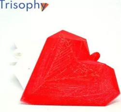 Heart low poly