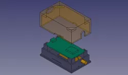 Housing for ESP8266 module and nRF24L01+PA+LNA