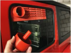 Jeep Wrangler JLU window aeration panels