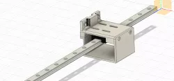 K40 Laser mit Linearschiene und Cloudray K-Serie Laser head