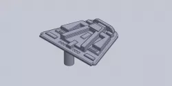 Kenner Millennium Falcon Cockpit Insert 1979