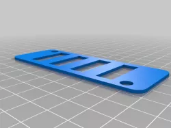 Kit adapter plates for optic patch panel Fiore