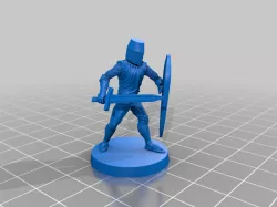 Knight with Sword & Shield