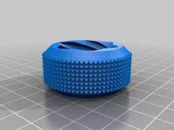 Knurled two way screw