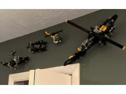 Lego wall mount brackets and hooks