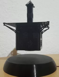 Levitating Splatoon Control Tower