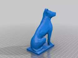 low poly doggo