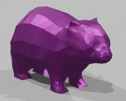LowPoly Wombat