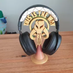 Mandalorian Headphones Stand