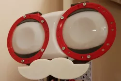 Meccano Meccanoid handlebar moustache 
