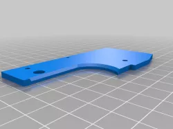 Nerf Gryphon grip handle remixed for single trigger