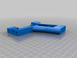 Nerf Gryphon grip handle remixed for single trigger