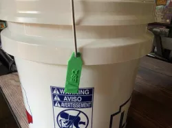 Pellet Grill Storage Bucket Label