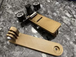 PICAM Mount GOPRO connector for sliding bed