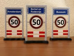 Place name sign with your own text 1:20 (The Netherlands)