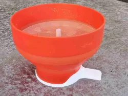 Popcorn Bowl Handle for silicone micro popper