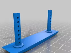 power wagon body post for axial scx10 chassis