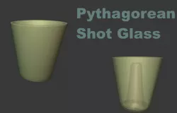 Pythagorean Shot Glass - Greedy Shot Glass
