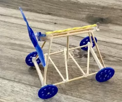Rubber band propeller