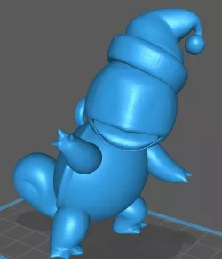 Santa Squirtle Ornament