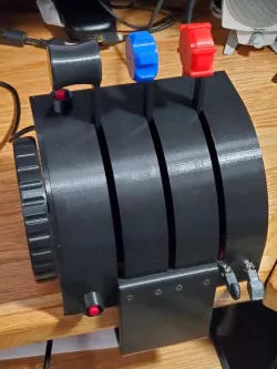 Scalable Throttle Quadrant with Trim Wheel for Flight Sim using Arduino