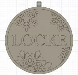 Snowflake Ornament (F360 Users)