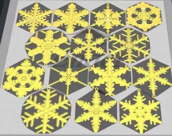 Snowflakes from "The Apparance Snow Machine"