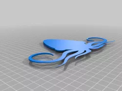 Squid Kitchen Brush Holder / Tray