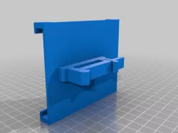SSD Frame for Raspberry Pie Din rail