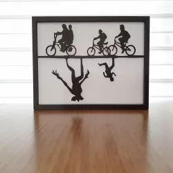 Stranger Things Silhouette Art