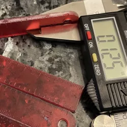 TableSaw Dado Tool :  Use multiple 1/8 jigs to create Dado cuts