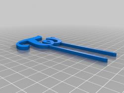 OBJ file Jively lovely twice keychain 🗝️・3D printable model to