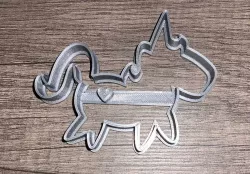 Unicorn Play-doh or cookie cutter