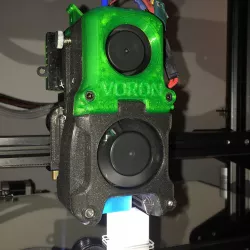 VORON Afterburner extruder with LED’s adaptet do CR10s 