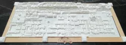 ZELDA 1 OVERWORLD PIXEL MAP DISPLAY FRAME