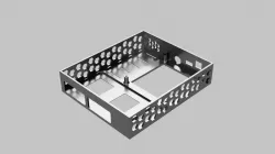 A8 Anet Electronic box with smoothers rack mount (customizable with multiple sockets) 
