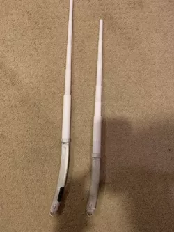 Ahsoka Tano's Collapsible White Lightsabers (Rebels/Mandalorian)