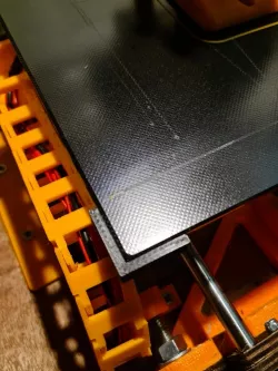 Anet a8 glass corner brackets (for 235mm glass)