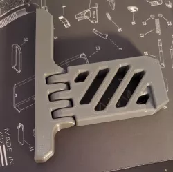AR-15 Wall Mount with Hinge V2 (parts pre-assembled)