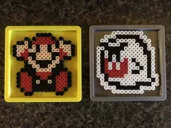 Coaster for Perler Sprites