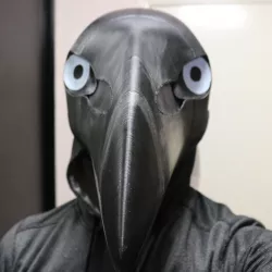 Crow Fursuit Head