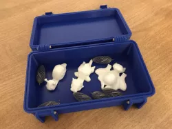 Customizable, rugged, waterproof box