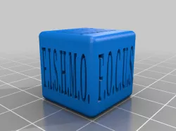 Dilligaf Focus Fishmo Dice 20mm Kevin Wilson