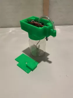 DIY non-touch hand sanitizer dispenser 