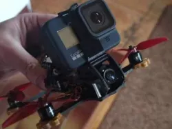 Dragon3 GoPro Hero8 light Mount - minor uptilt