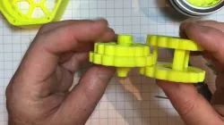 Dual Linked Two stage Cycloidal Gearbox 3D Printed NEMA17