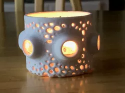 Embedded Marble Tea Light Holder
